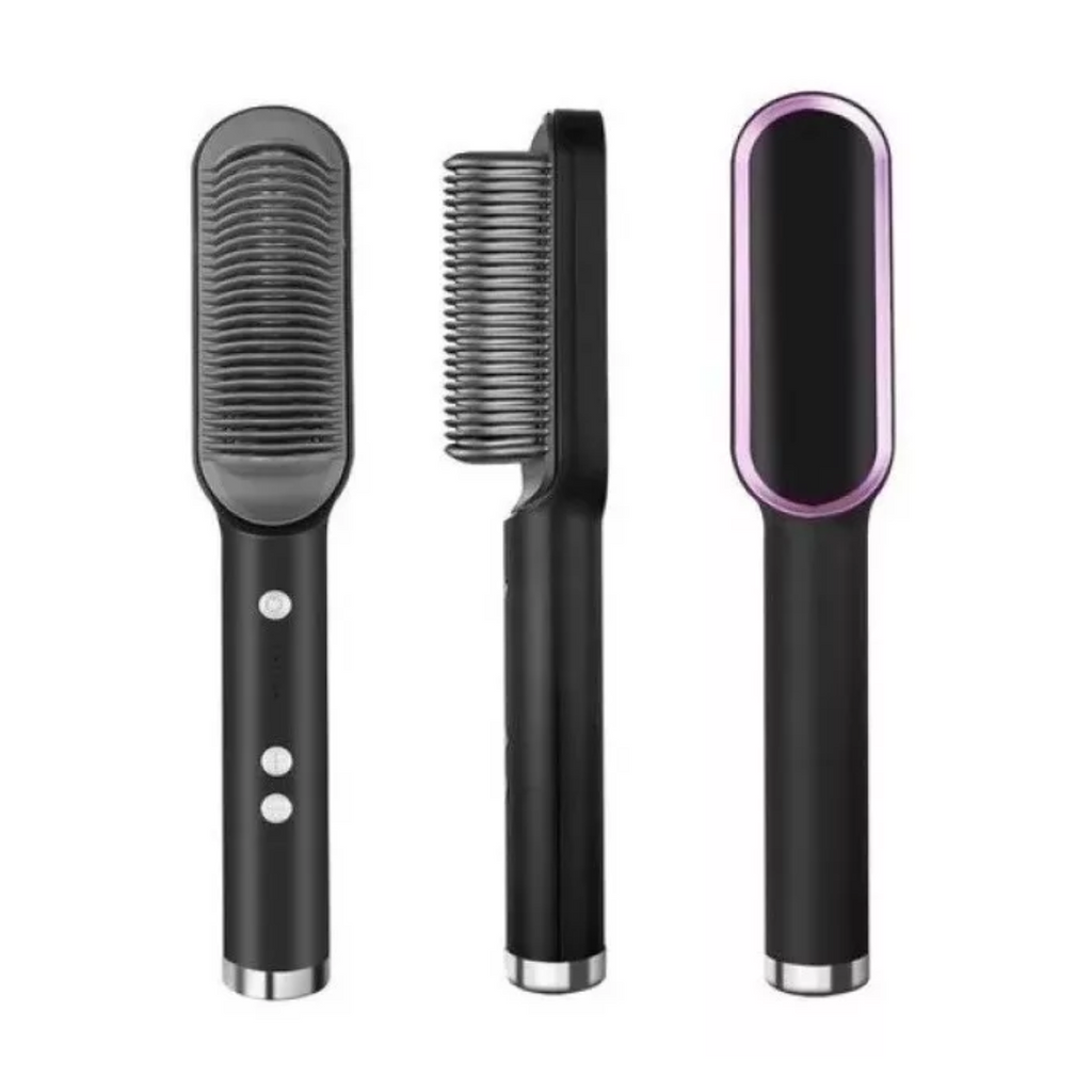 Plancha Cepillo 2 En 1 Alisador