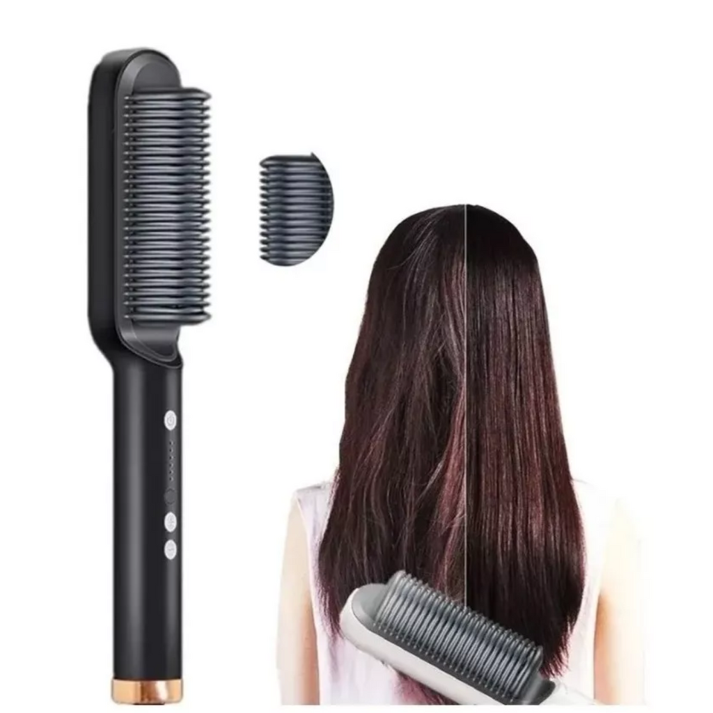 Plancha Cepillo 2 En 1 Alisador