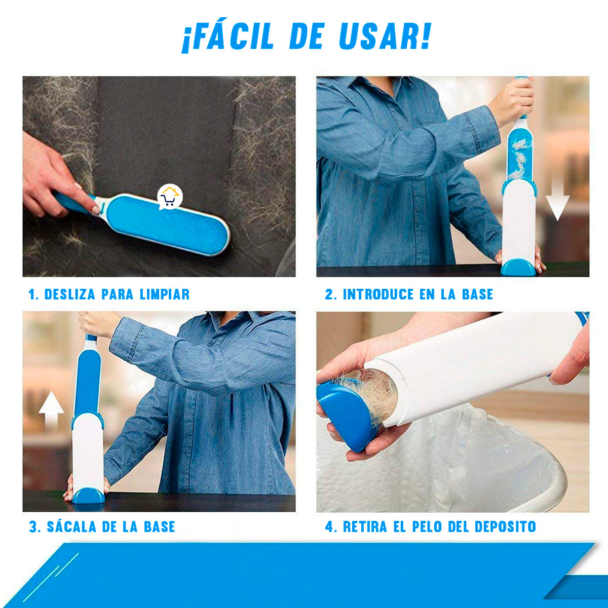 Combo Guante Quita Pelos