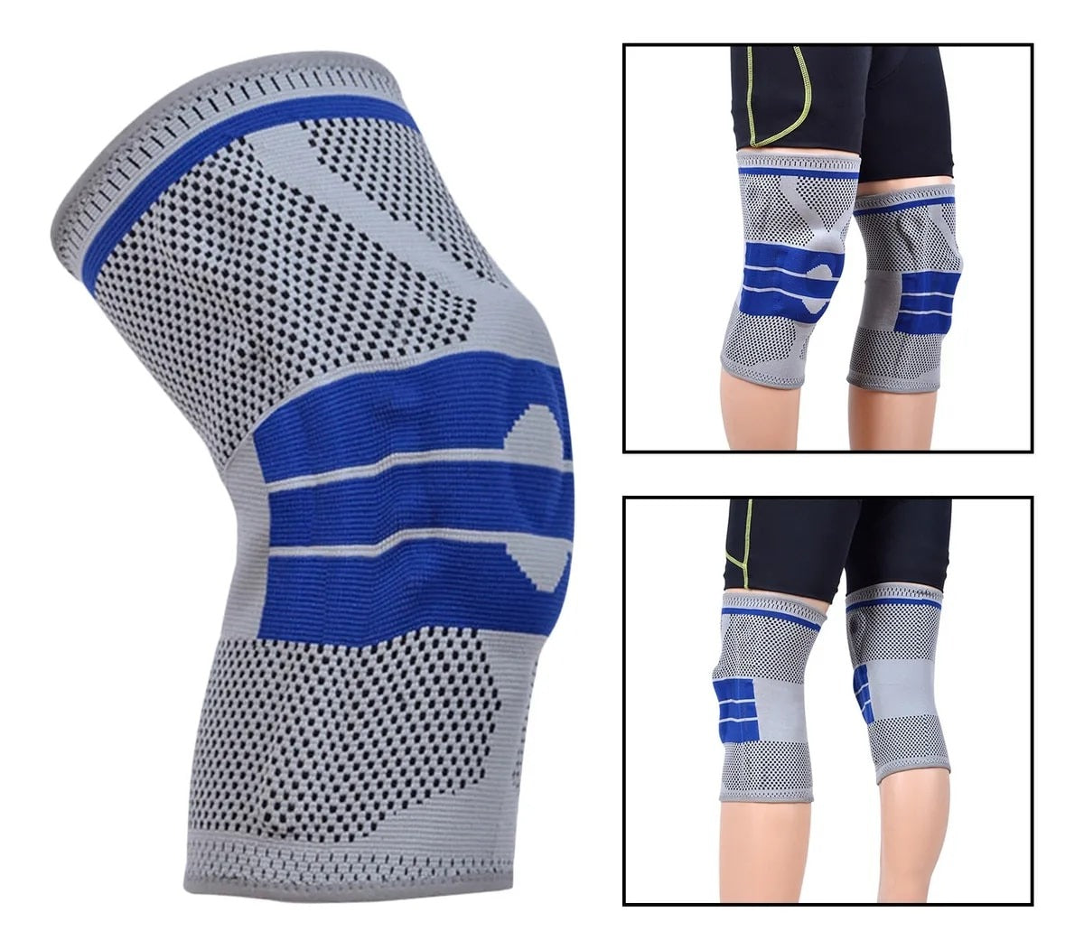 Rodillera Con Soportes Silicona Gel