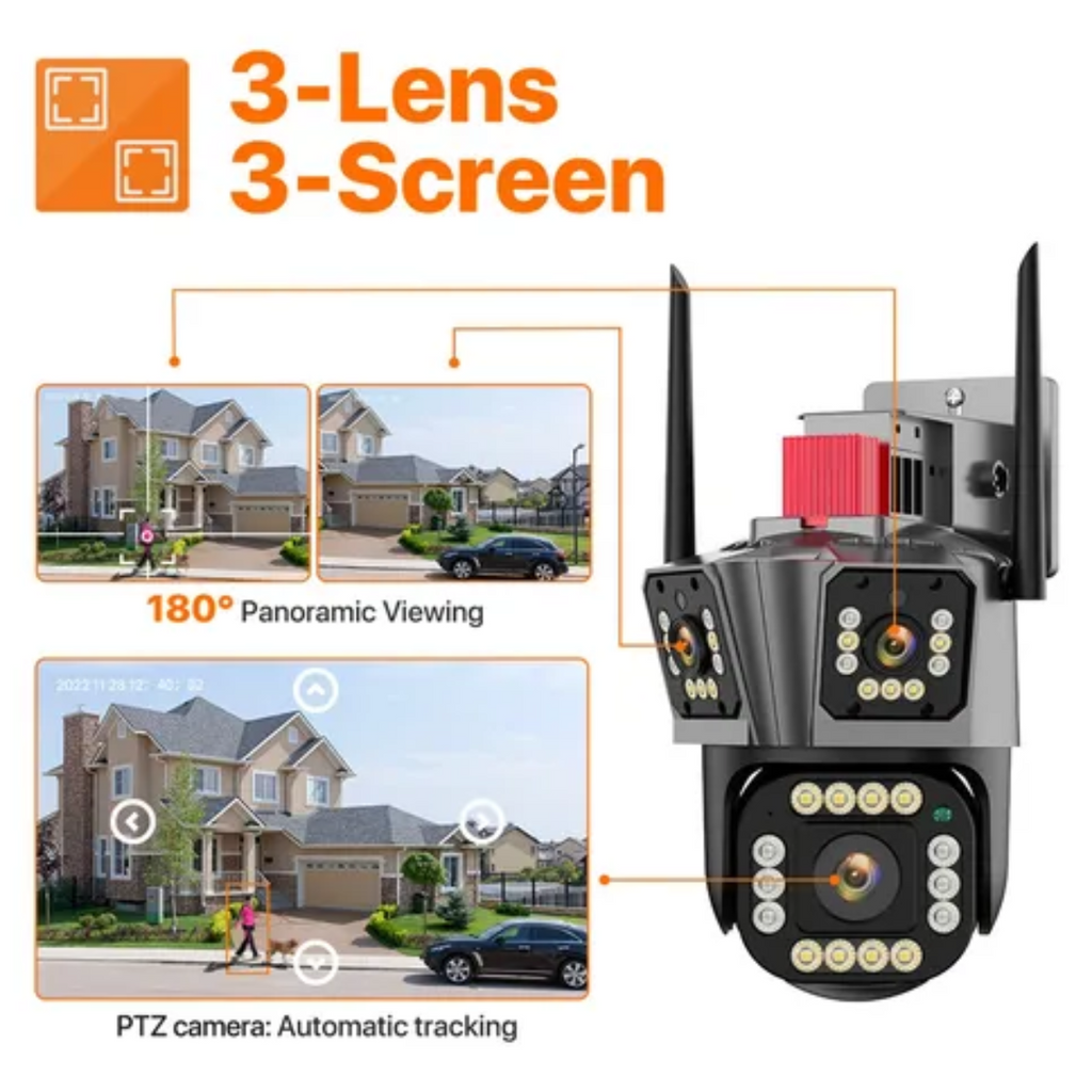 Cámara Ip Wifi 2k 5k 12mp Hd Cámara