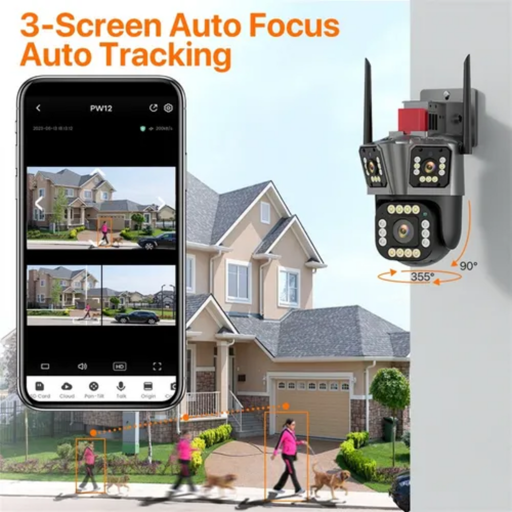 Cámara Ip Wifi 2k 5k 12mp Hd Cámara