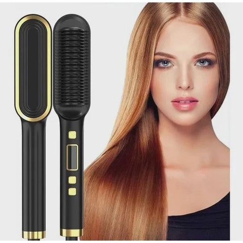 Plancha Cepillo 2 En 1 Alisador