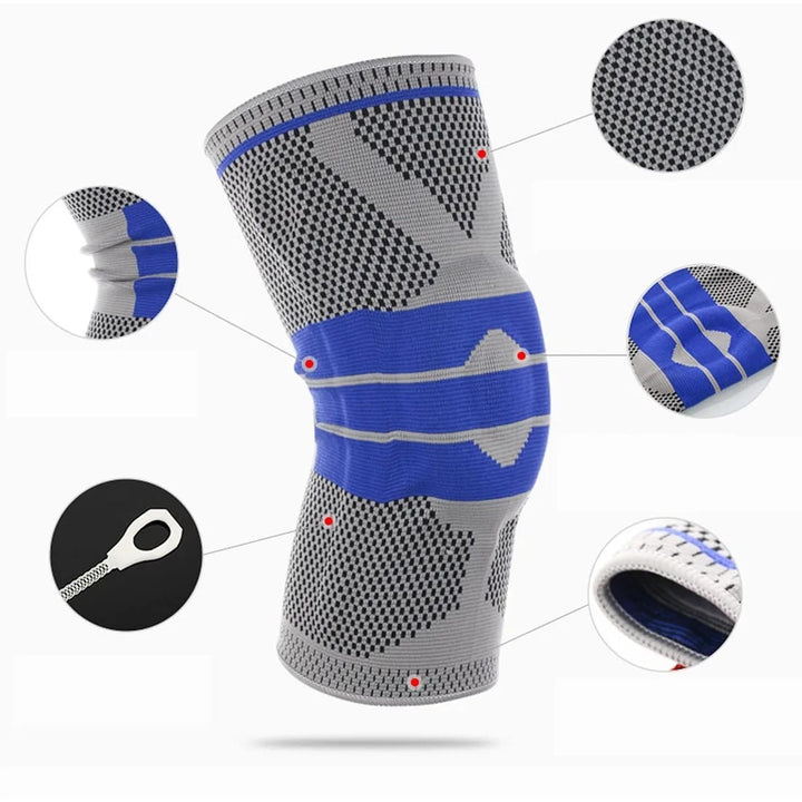 Rodillera Con Soportes Silicona Gel