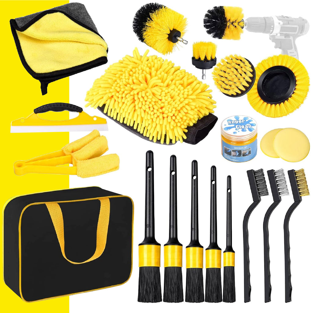 Kit De Limpieza Para Carro 20 Piezas