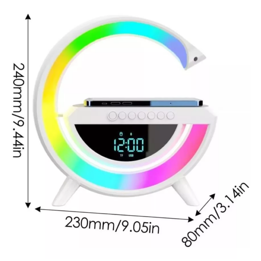Parlante Lampara G Cargador Inalambrico