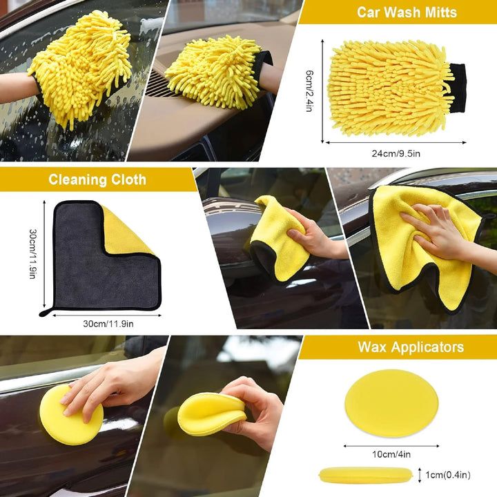 Kit De Limpieza Para Carro 20 Piezas